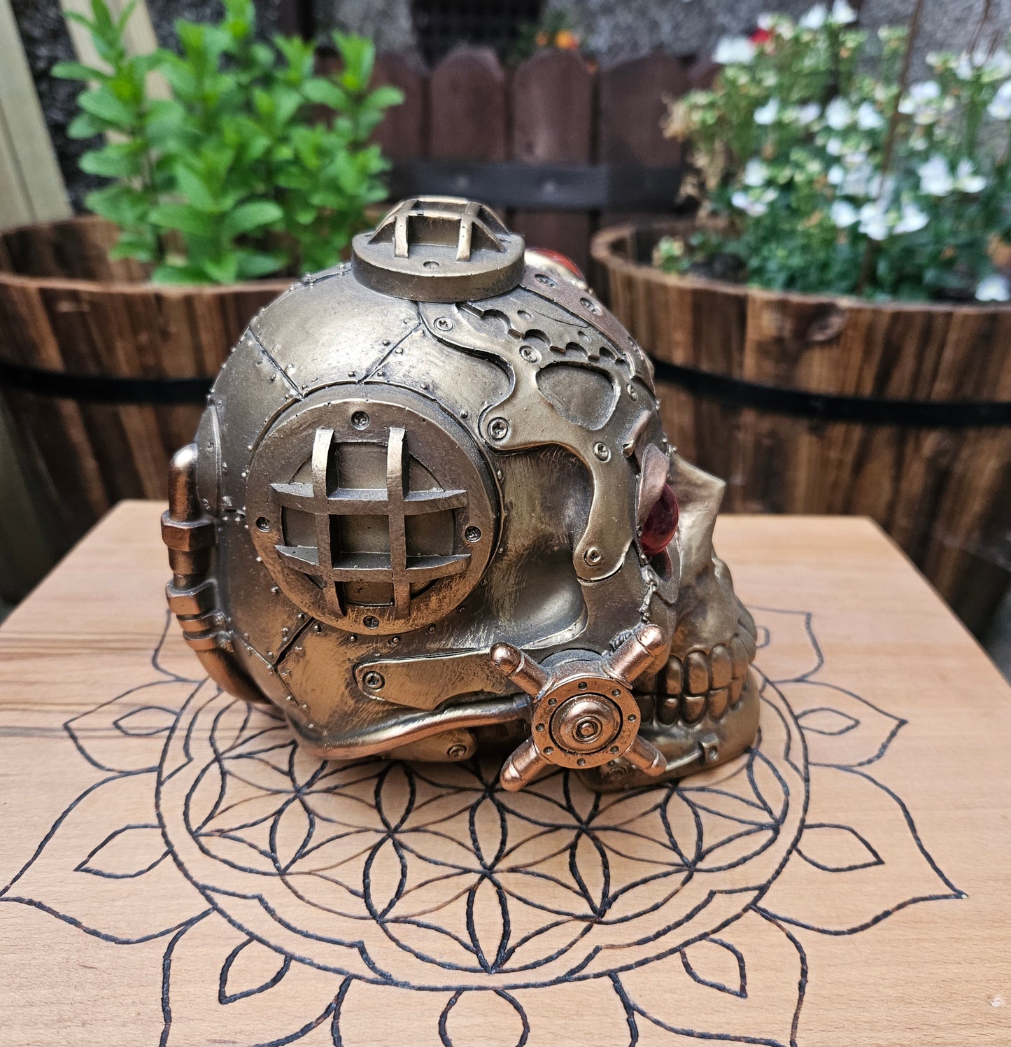 Steampunk Submarine Skull (not its licensed name) - Nemesis Now - EX Display (No Box)