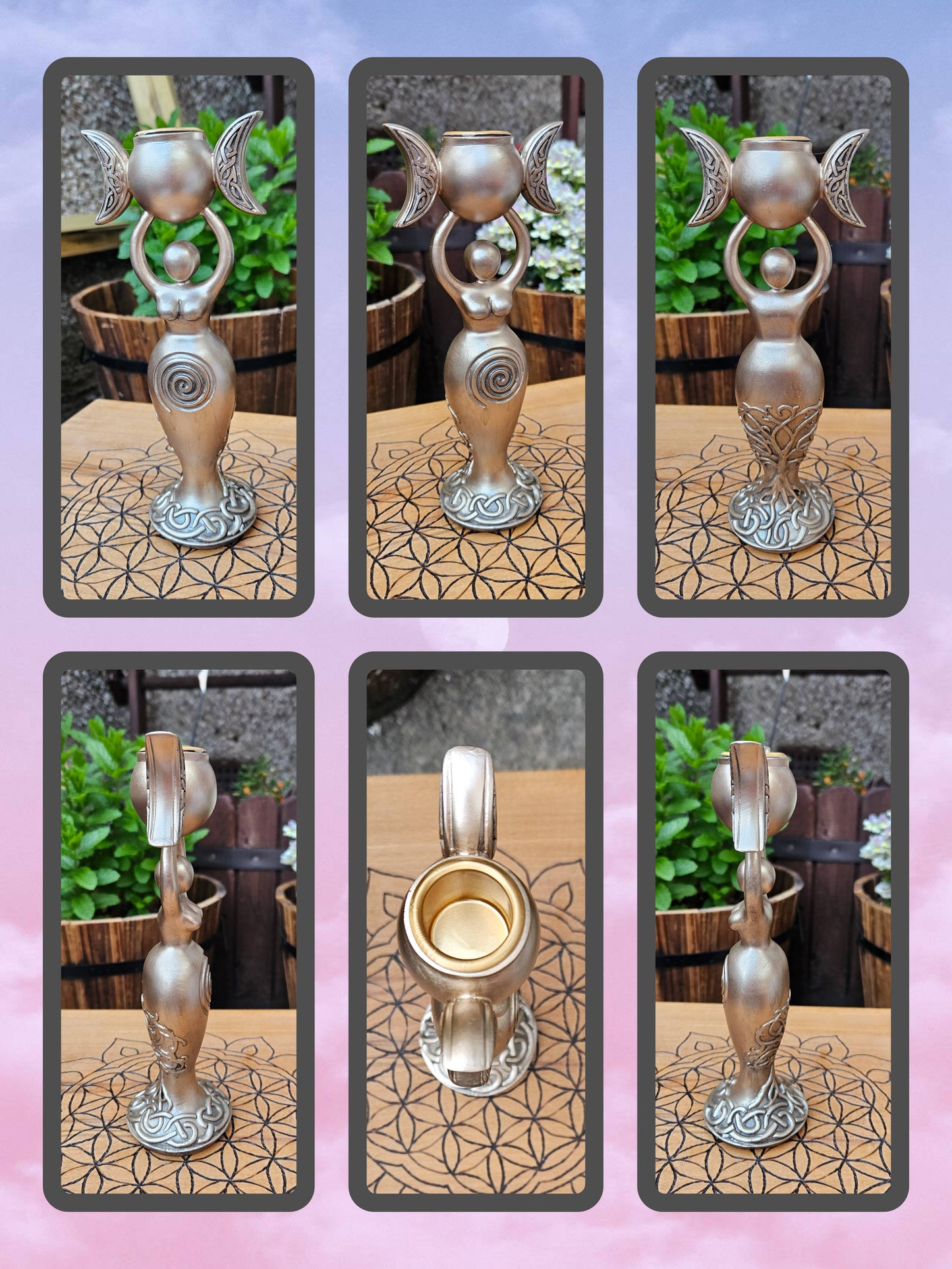 Nemesis Now ~ Spiral Goddess Candle Holder