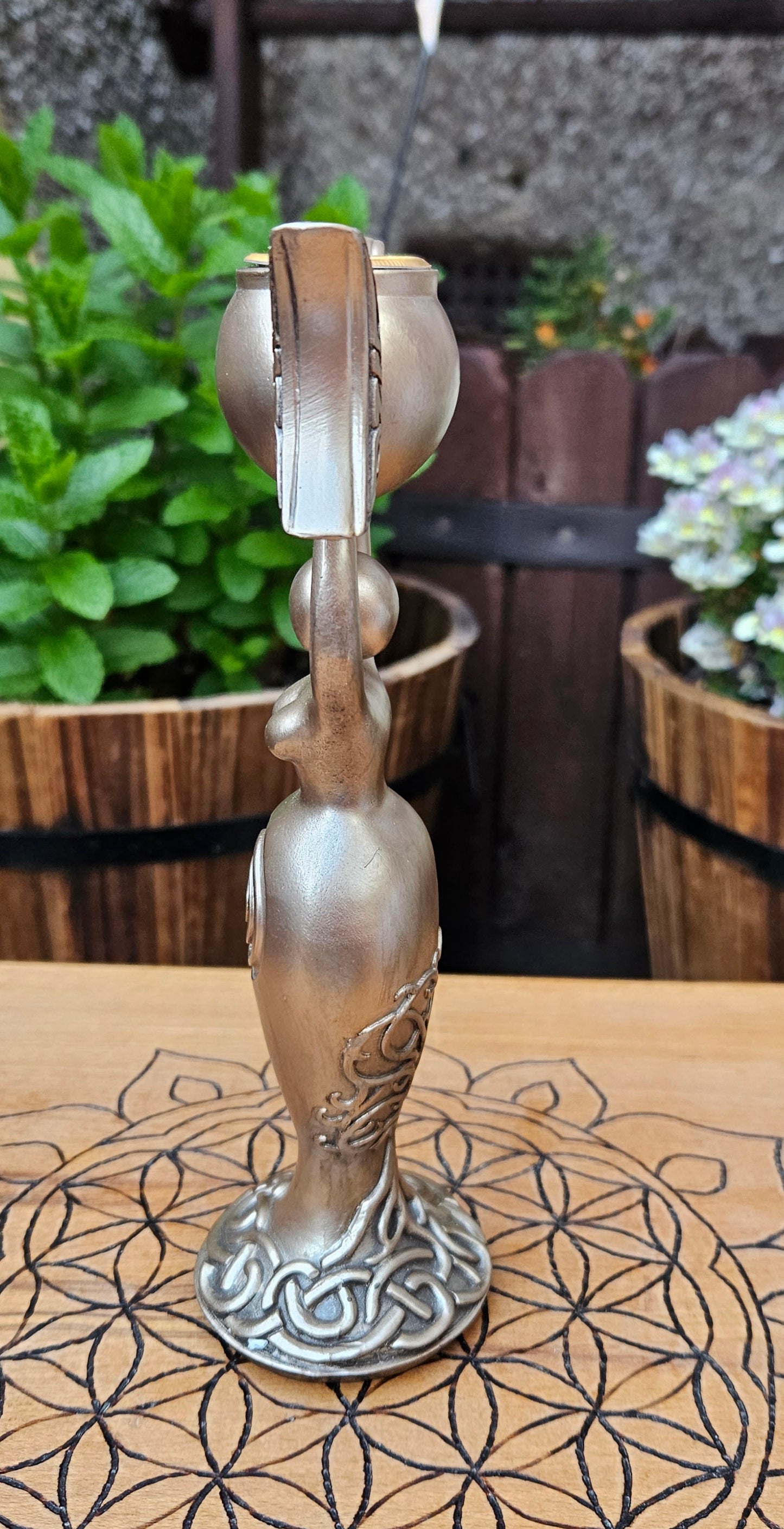 Nemesis Now ~ Spiral Goddess Candle Holder