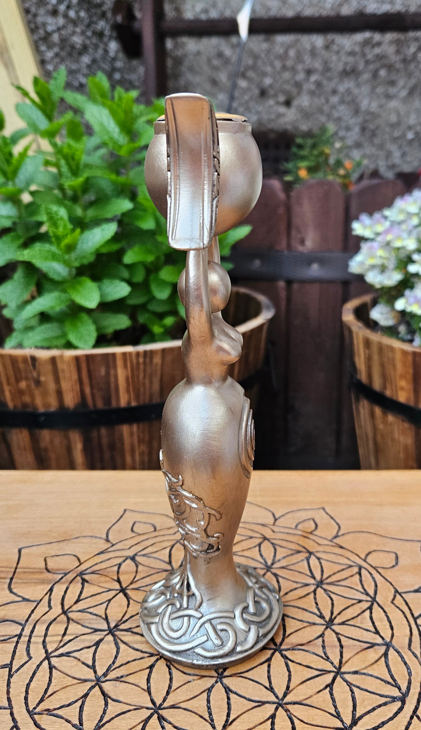 Nemesis Now ~ Spiral Goddess Candle Holder