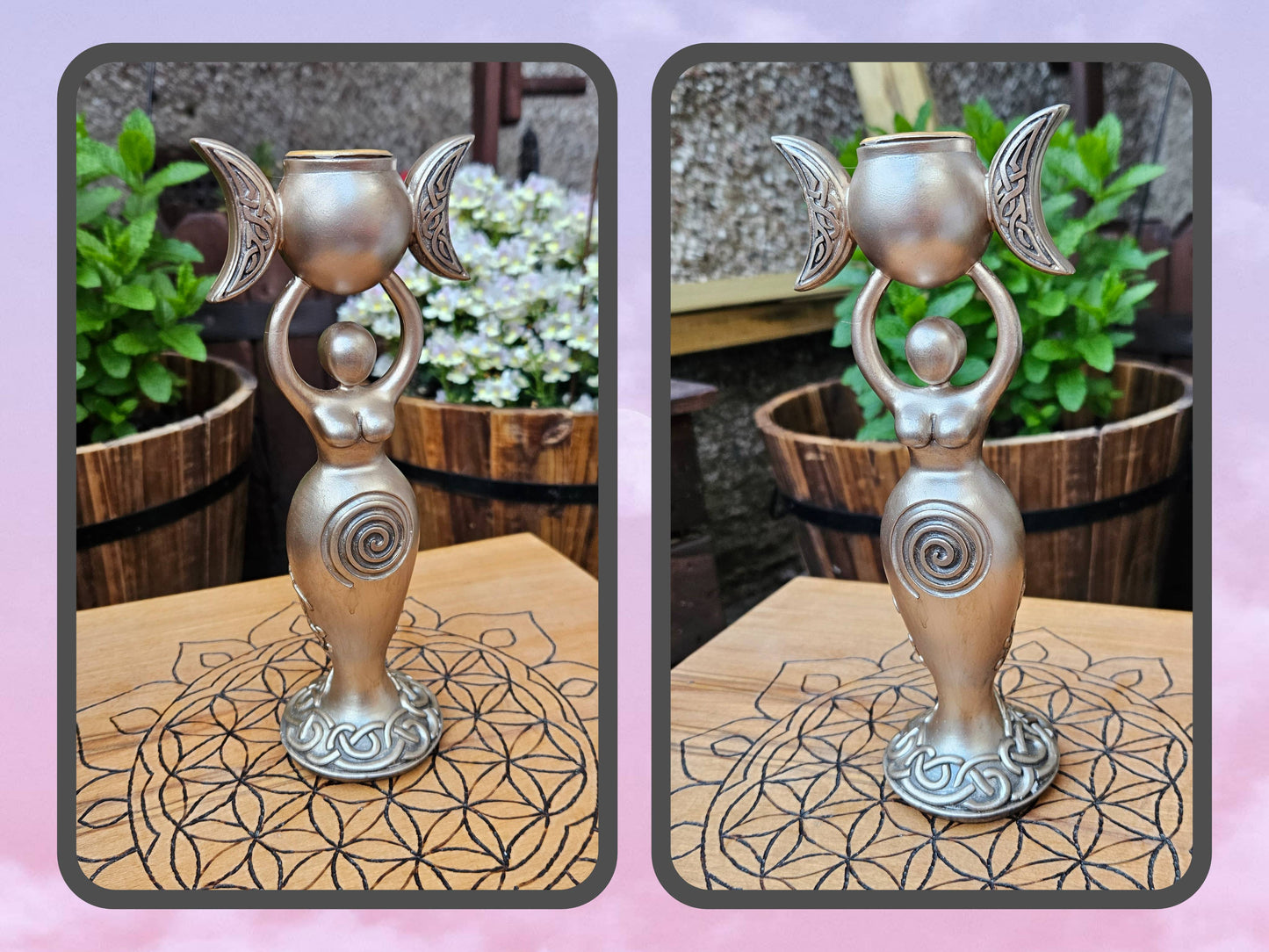 Nemesis Now ~ Spiral Goddess Candle Holder