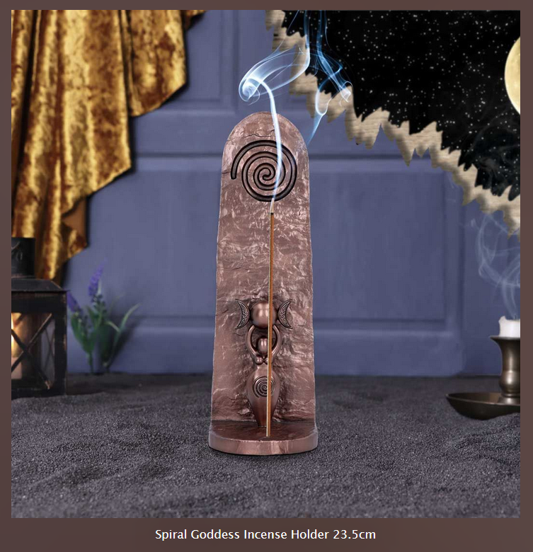 Nemesis Now ~ Spiral Goddess Incense Holder