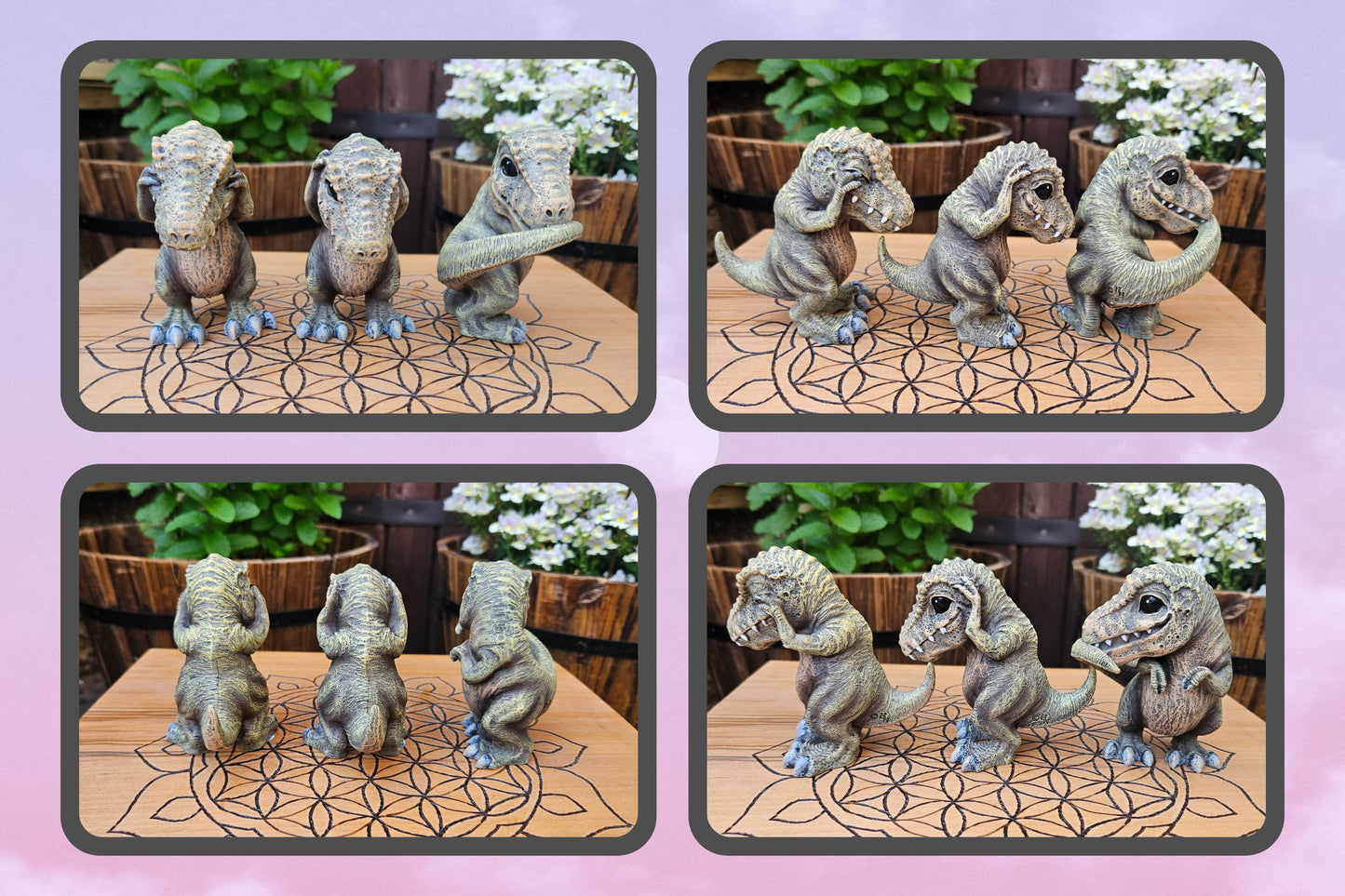 Nemesis Now ~ 3 Wise Dinosaurs
