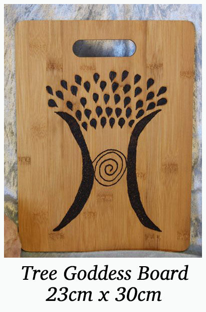 Hand Pyrographed Altar / Gridding Board