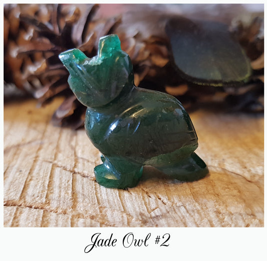 Jade Owl Carving