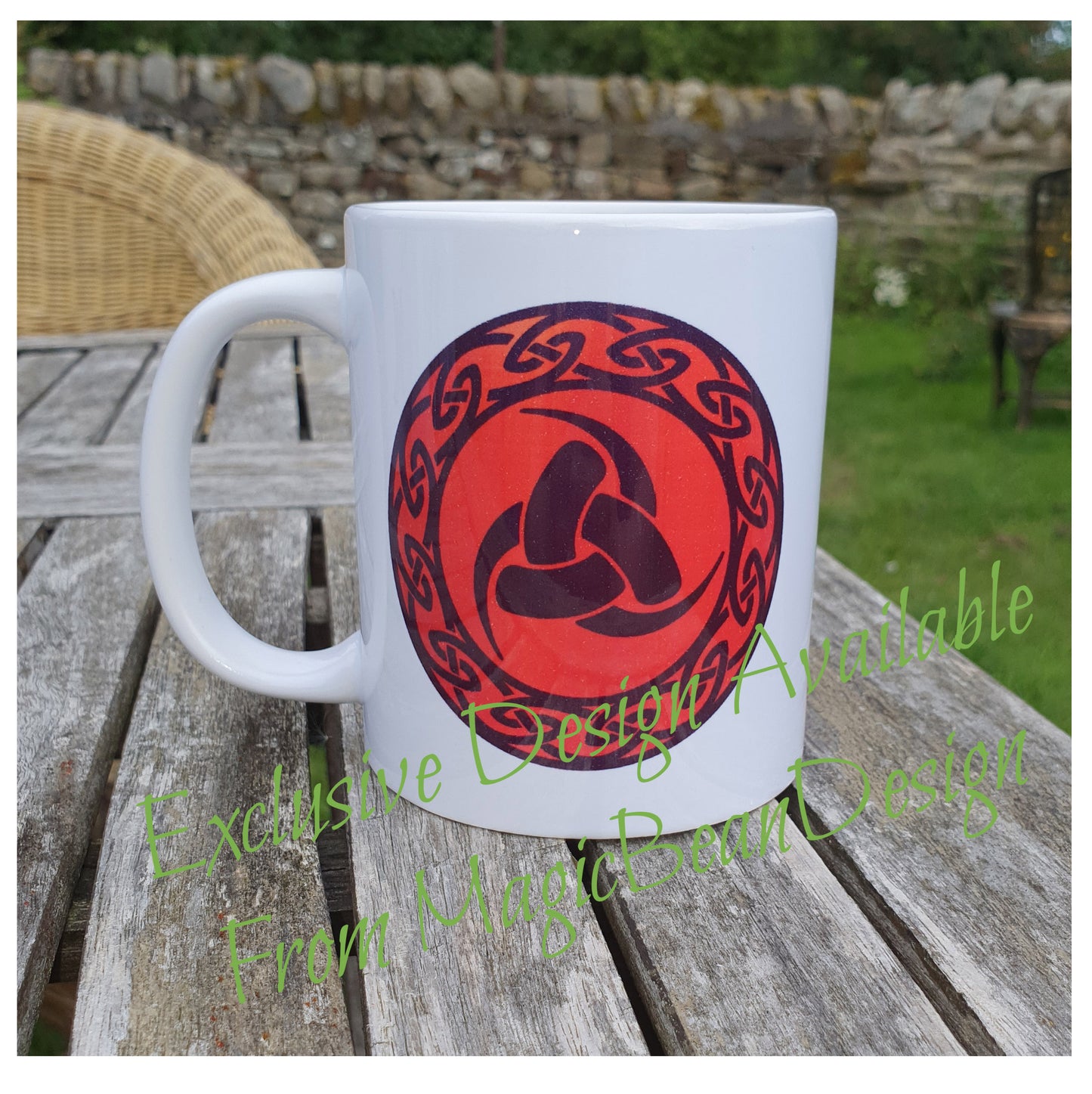 Horn of Odin (Red) - Exclusive Design Ceramic Mug