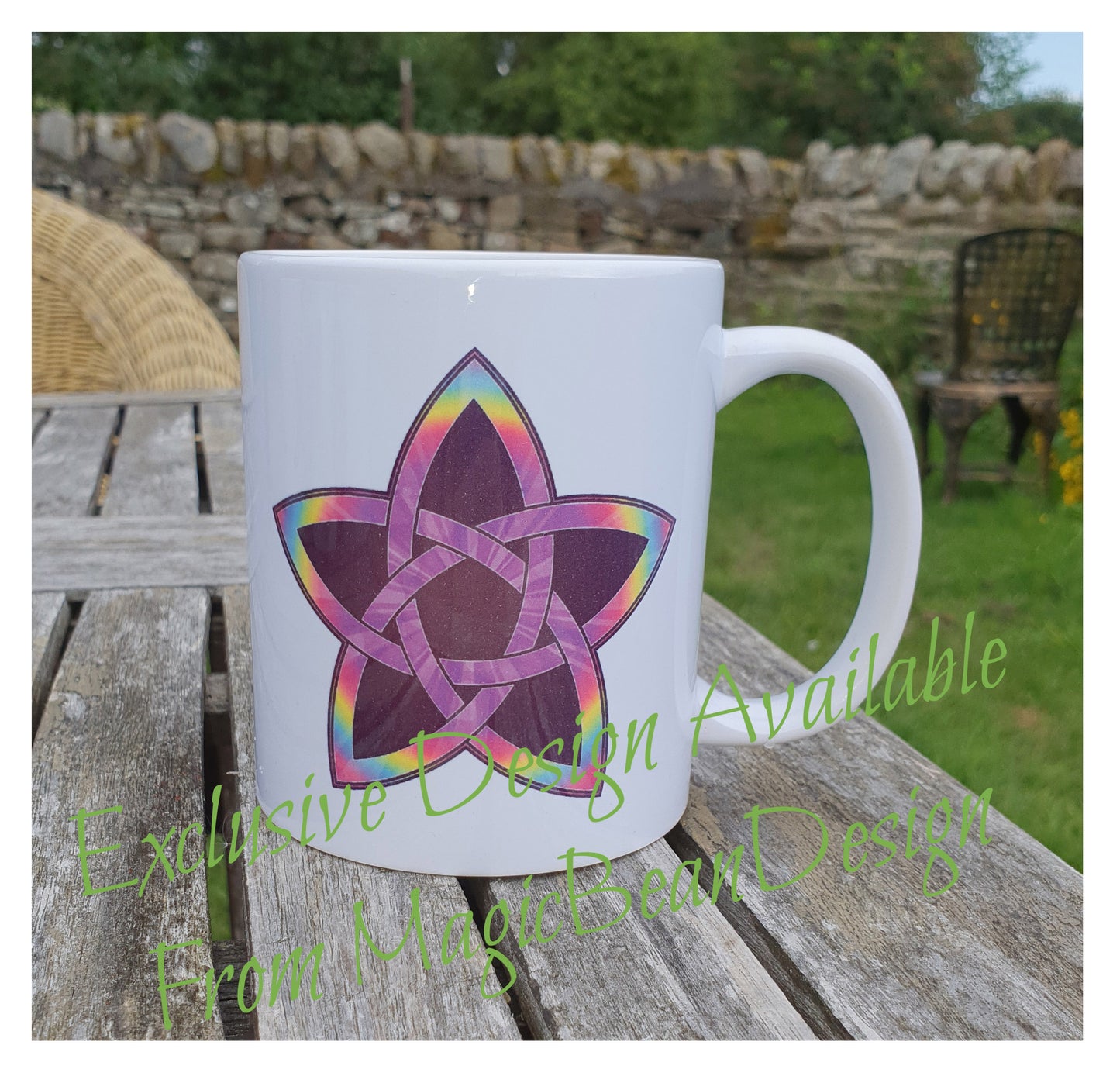 Tie Dye Star - Exclusive Design Ceramic Mug