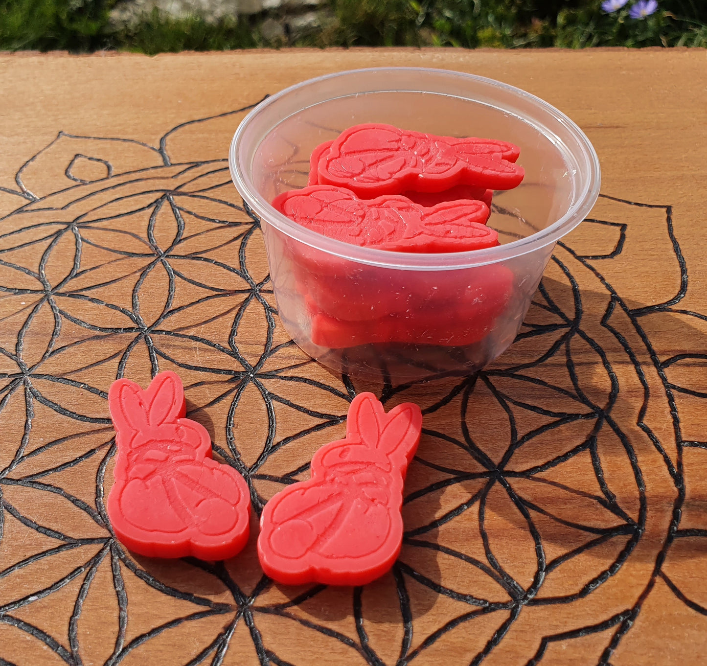 UNscented Wax Melts ~ Rope Bunnies ~ designed for Wax Play, BDSM, kink