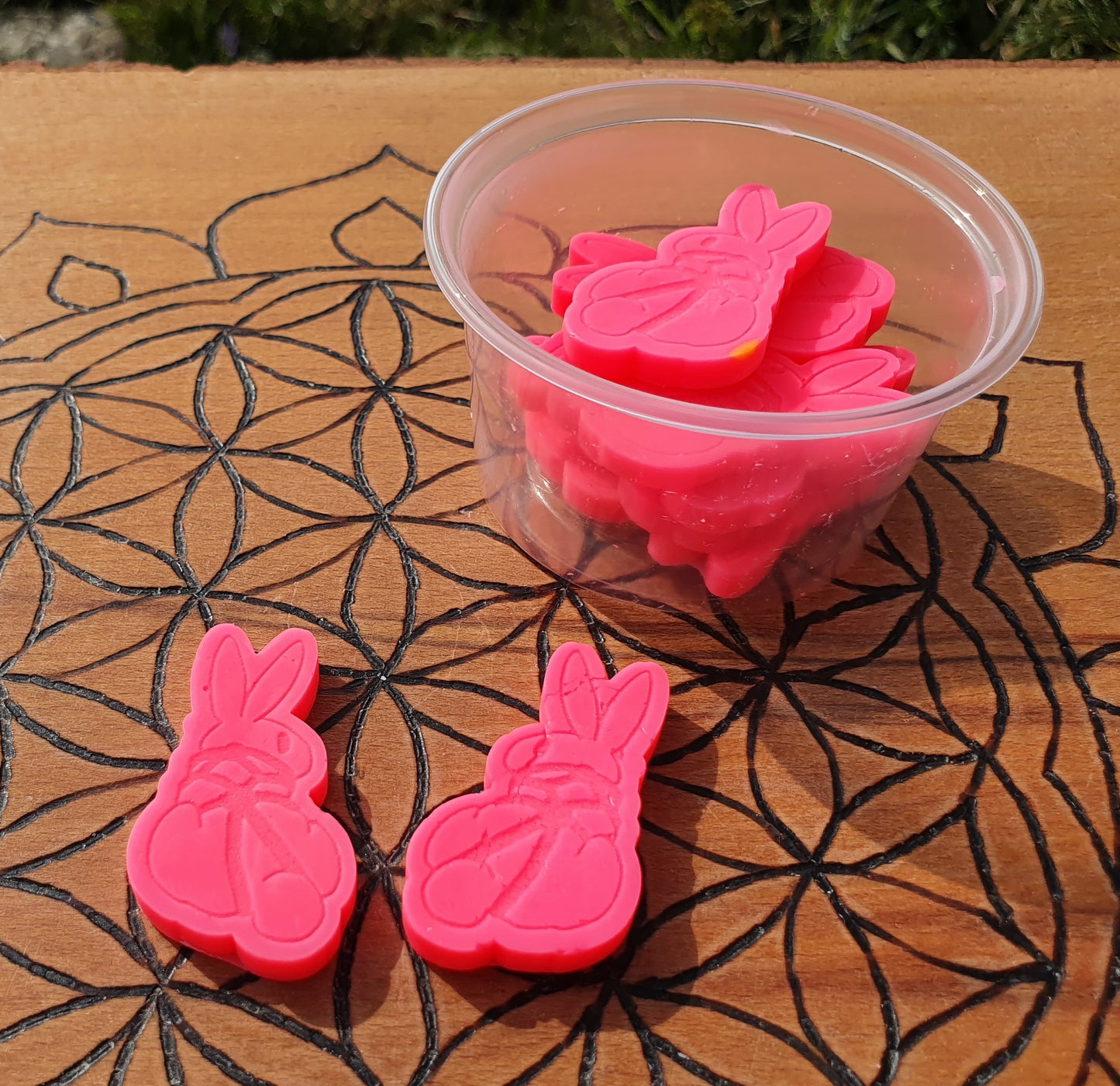 UNscented Wax Melts ~ Rope Bunnies ~ designed for Wax Play, BDSM, kink