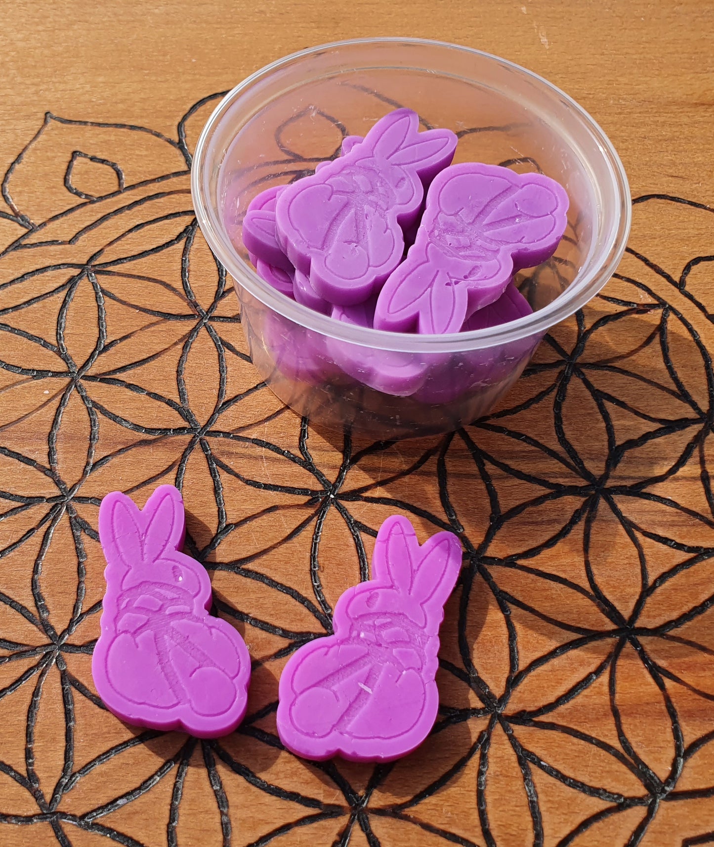 UNscented Wax Melts ~ Rope Bunnies ~ designed for Wax Play, BDSM, kink