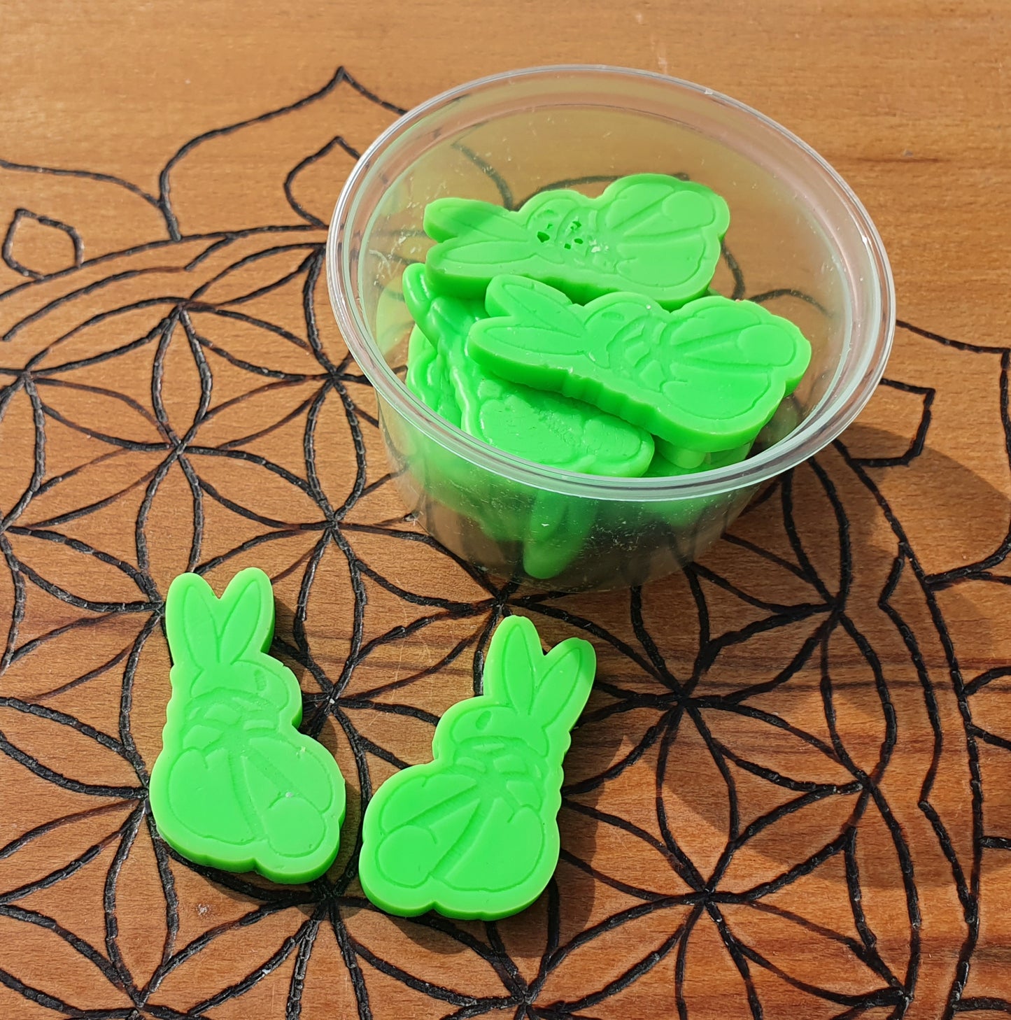 UNscented Wax Melts ~ Rope Bunnies ~ designed for Wax Play, BDSM, kink
