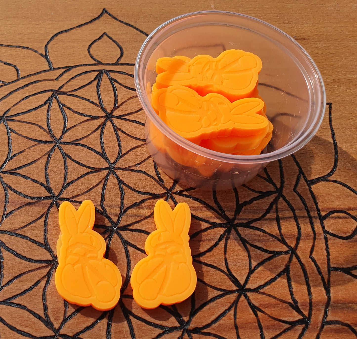UNscented Wax Melts ~ Rope Bunnies ~ designed for Wax Play, BDSM, kink