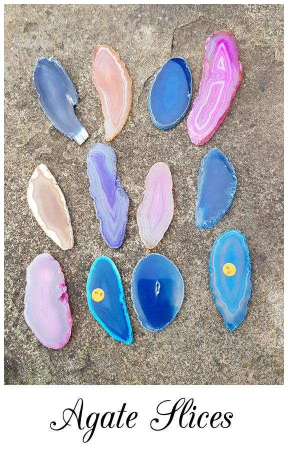 Agate Slice - Various - 1 supplied