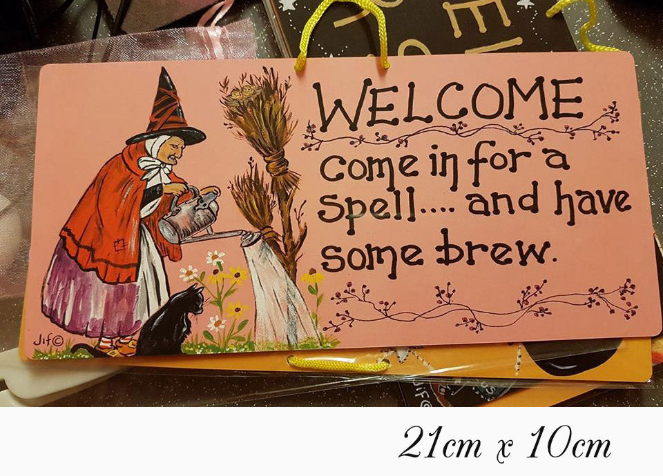 Witchy Sign Decoration