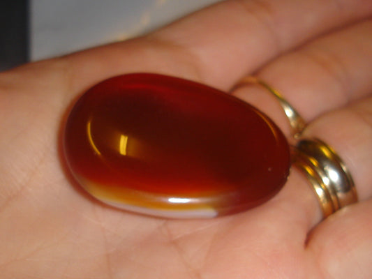 Carnelian Worry Stone