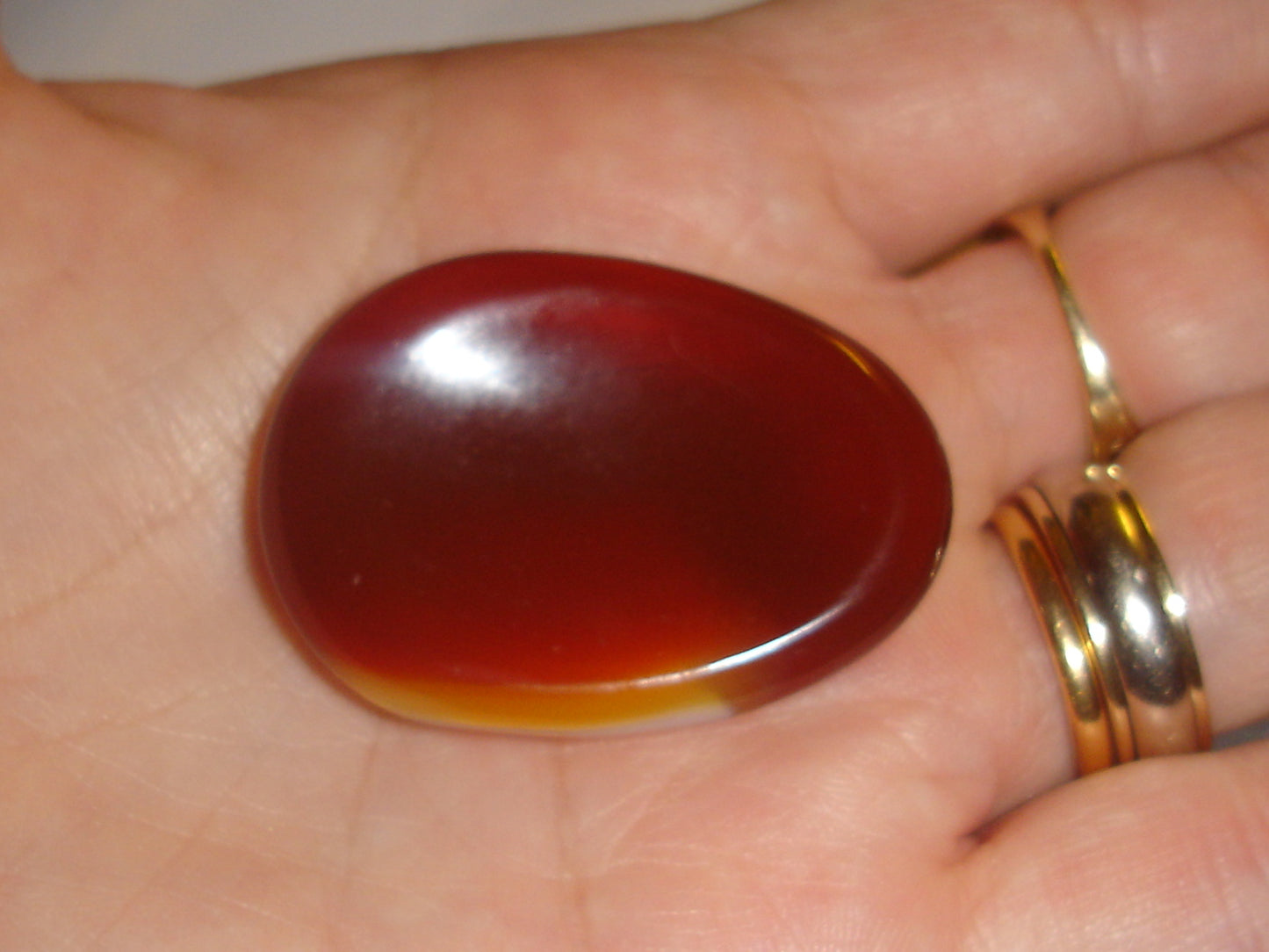 Carnelian Worry Stone