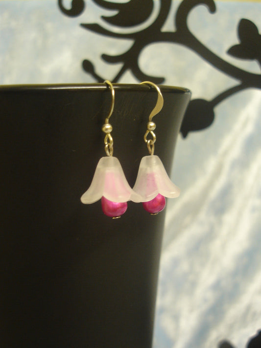 Bell Flower Drop Earrings