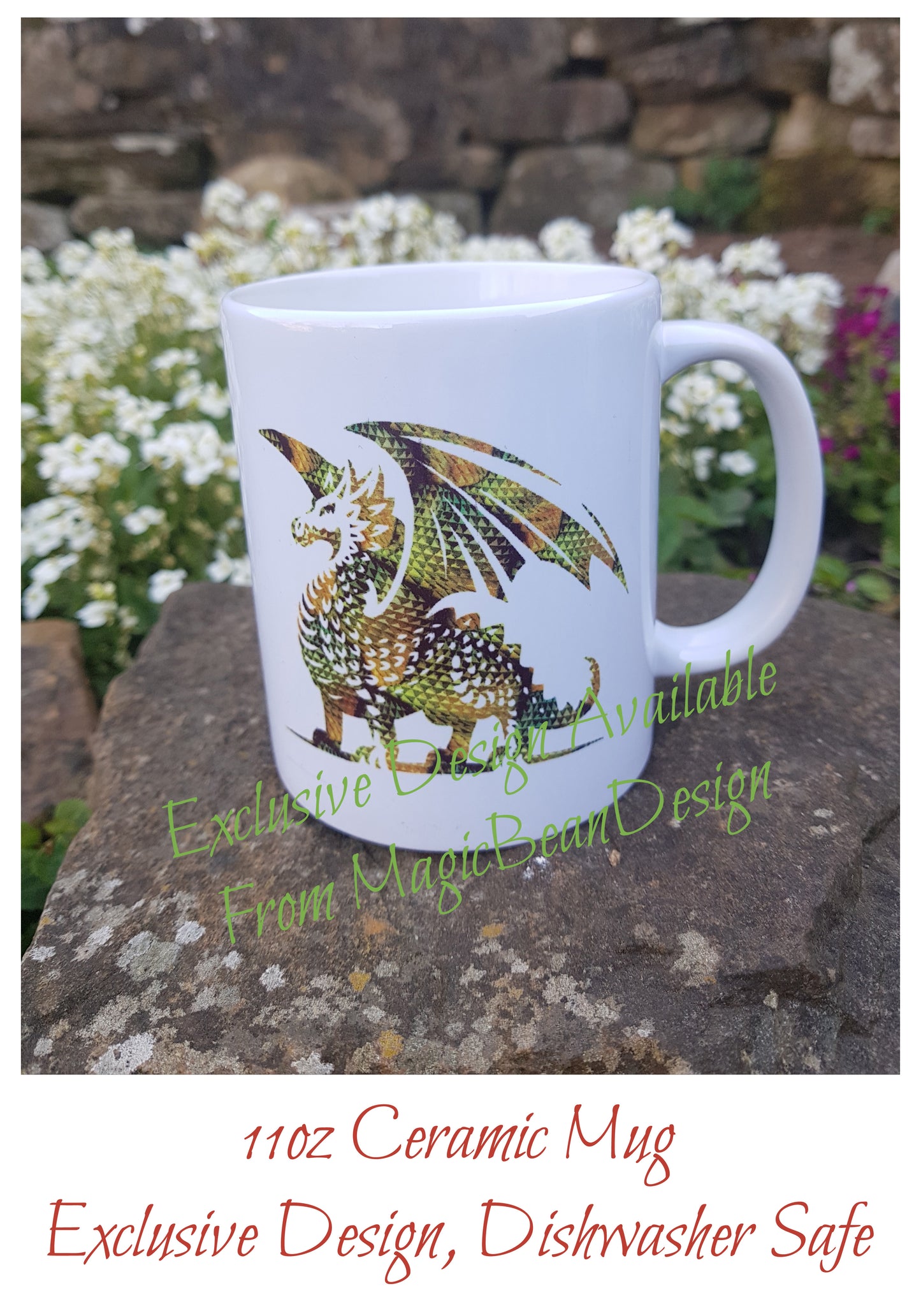 Green Dragon - Exclusive Design Ceramic Mug