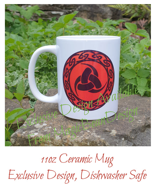 Horn of Odin (Red) - Exclusive Design Ceramic Mug