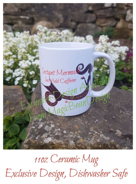 Instant Mermaid - Exclusive Design Ceramic Mug