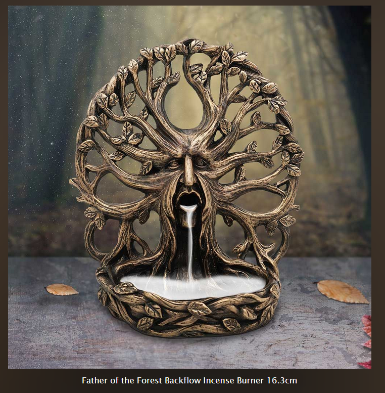 Nemesis Now ~ Father of the Forest ~ Backflow Burner ~ New and Boxed