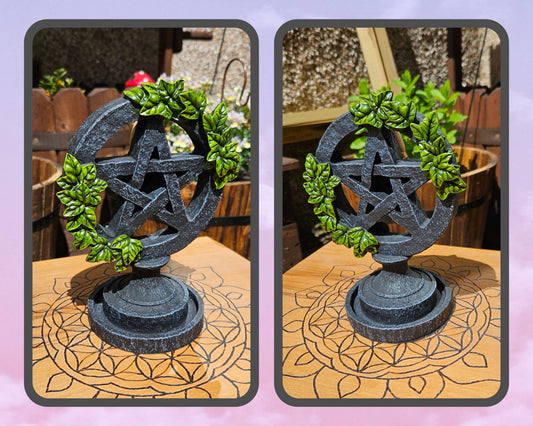 Nemesis Now ~ Aged Pentagram Backflow Burner