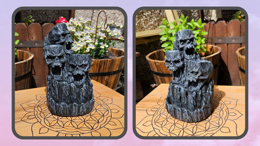 Nemesis Now ~ Skull Backflow Incense Tower ~ New and Boxed