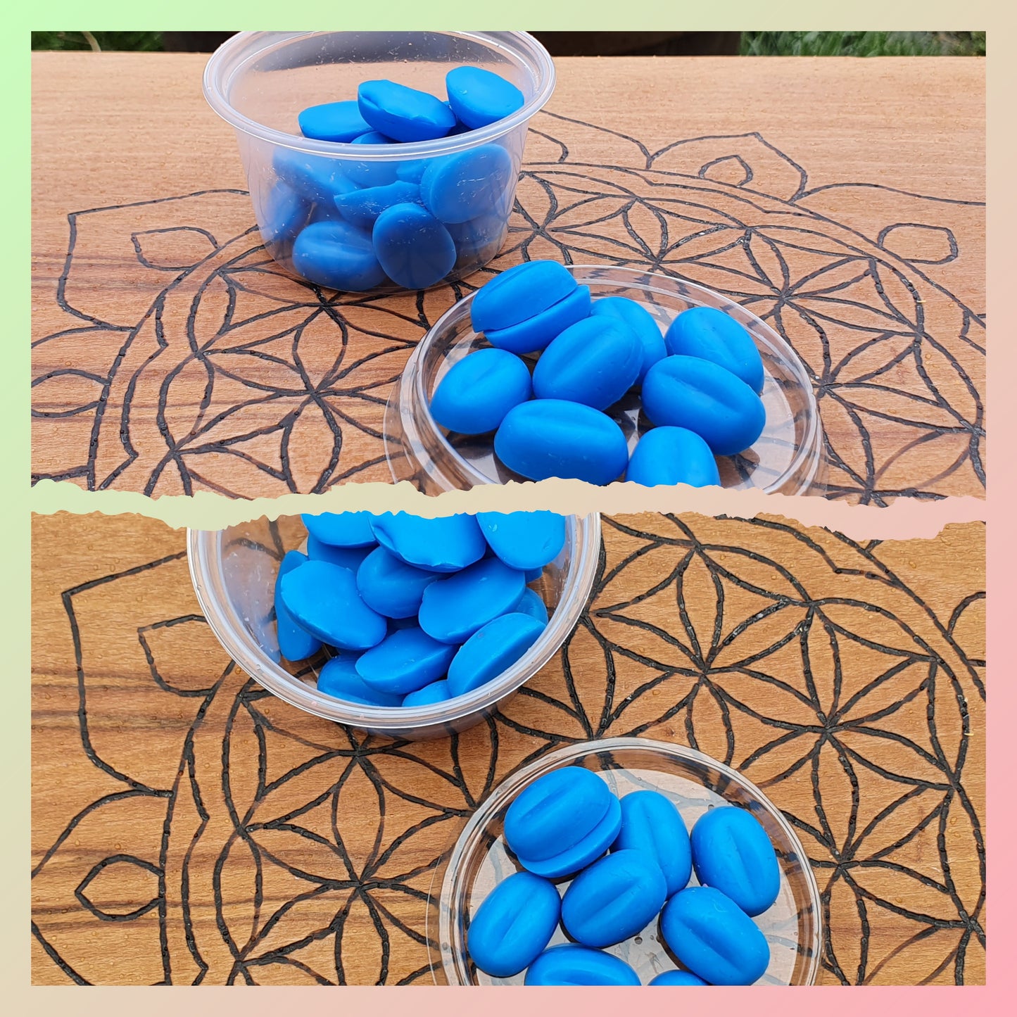 UV reactive Wax Melts for Wax Play (UNScented)