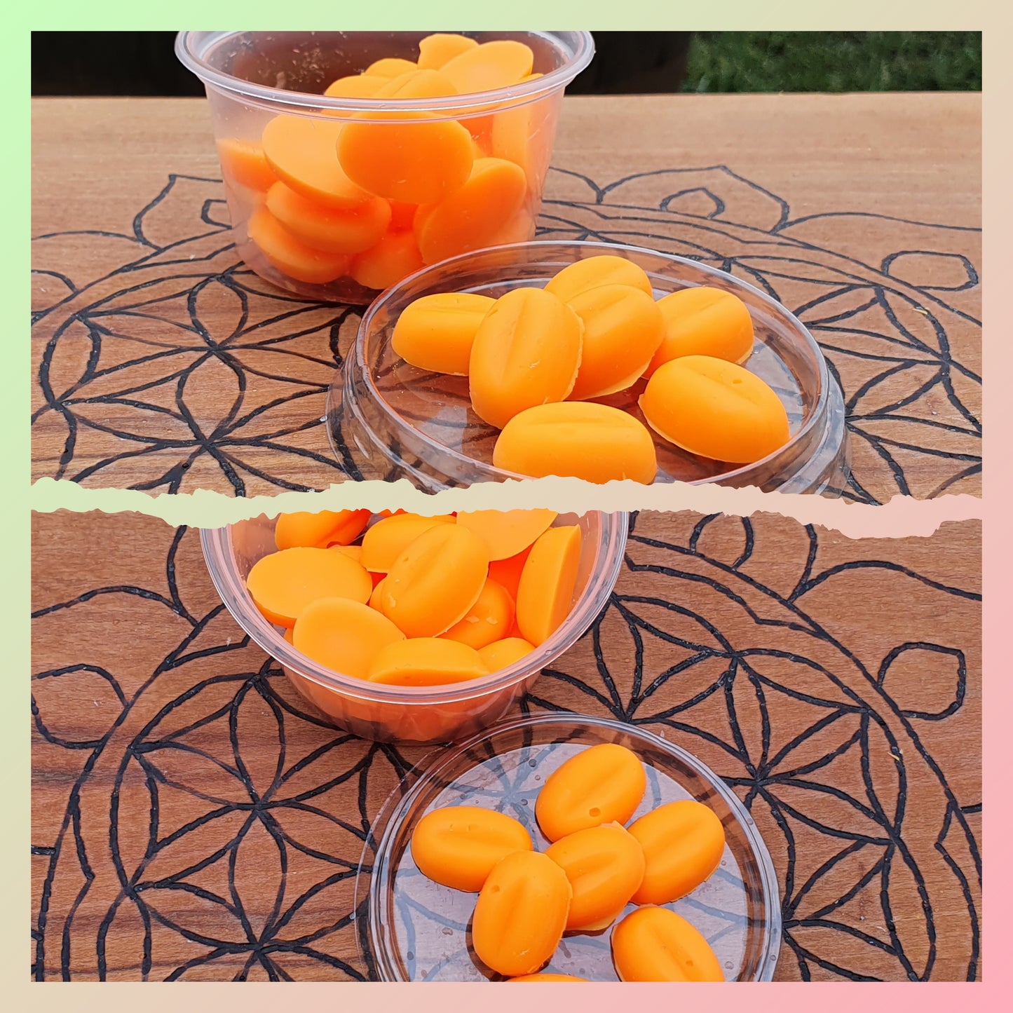UV reactive Wax Melts for Wax Play (UNScented)