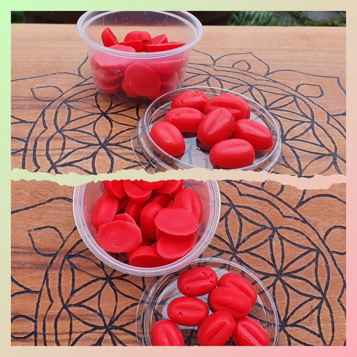 UV reactive Wax Melts for Wax Play (UNScented)
