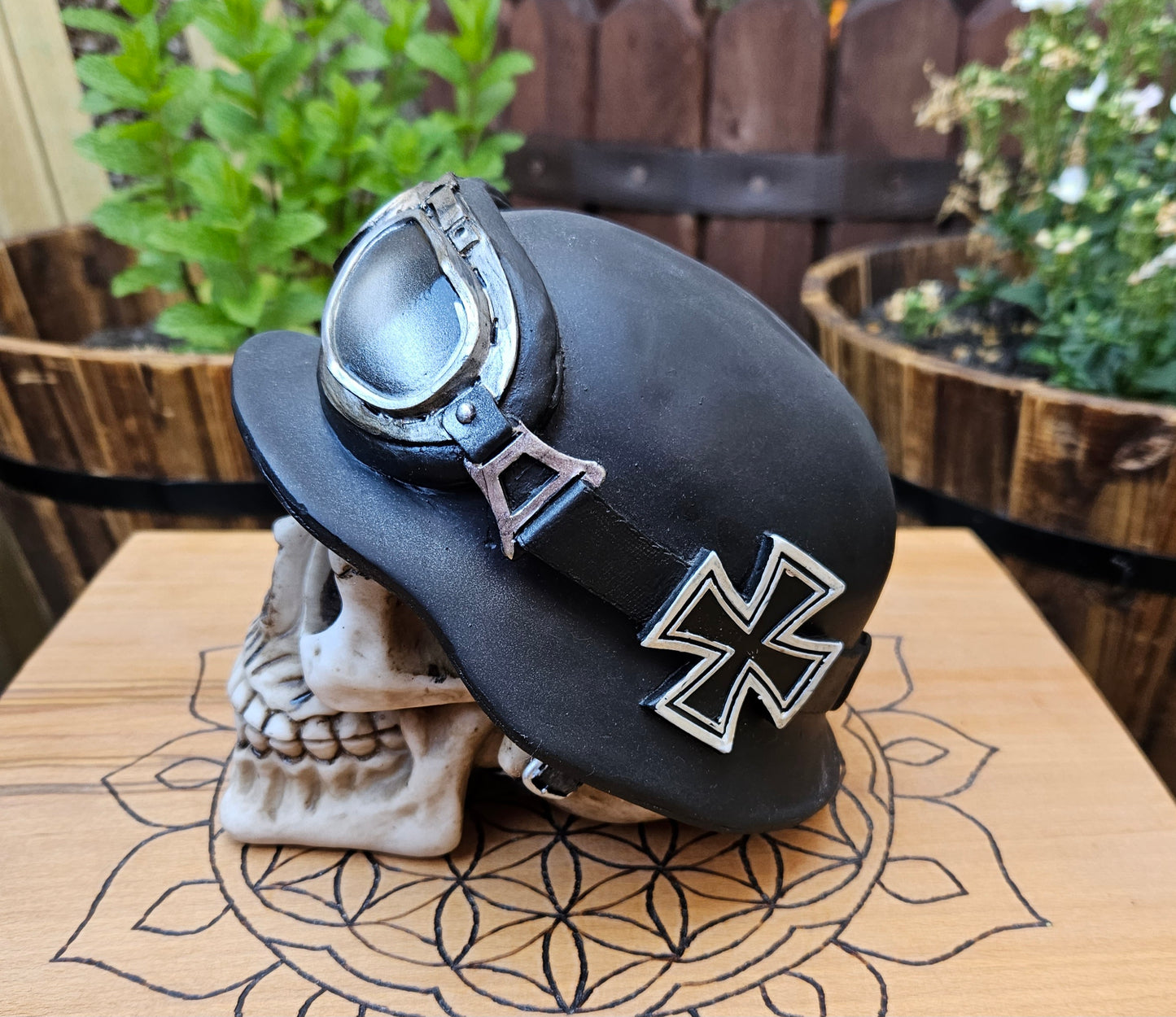 Iron Cross Skull - Nemesis Now - EX Display (No Box)