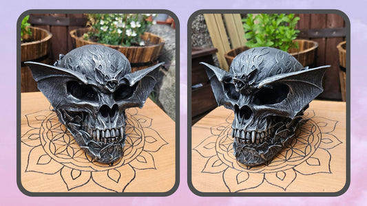 Dracula Bat Skull (Not its licensed name) - Nemesis Now - EX Display (No Box)