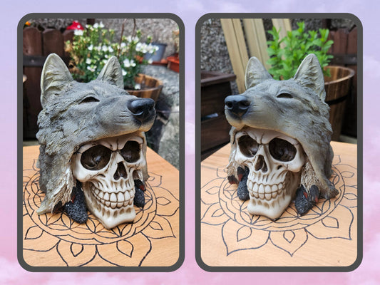 Wolf Chief Skull- EX Display (No Box)