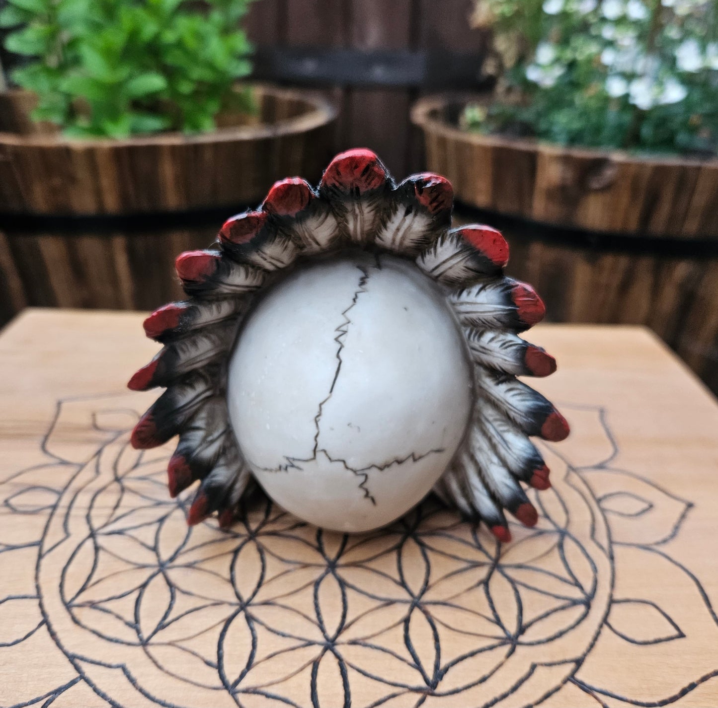 Native Chief Skull (not its licensed name) - Nemesis Now - EX Display (No Box)