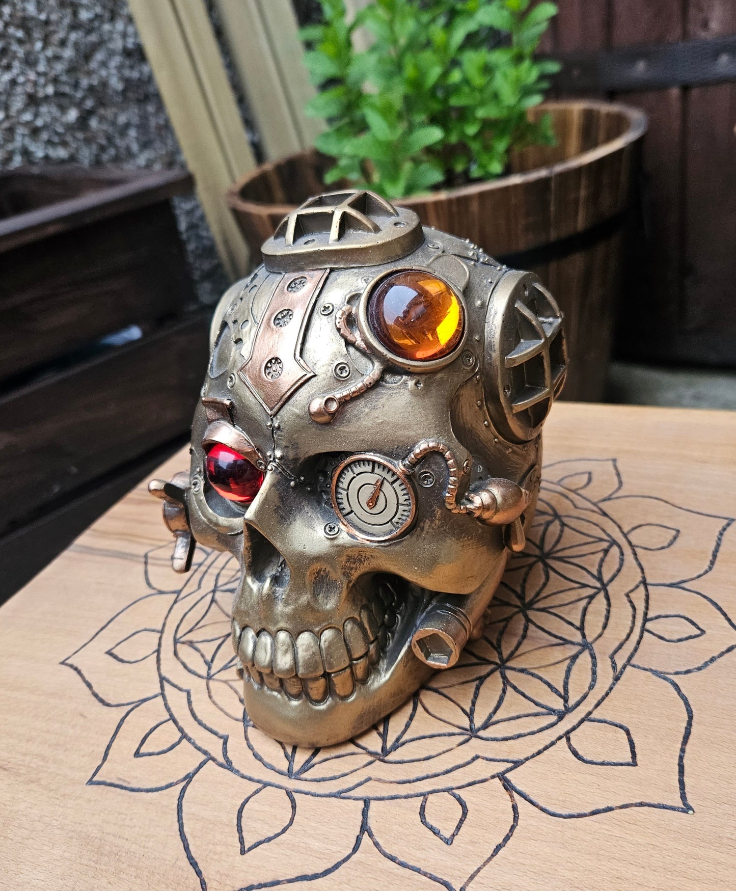 Steampunk Submarine Skull (not its licensed name) - Nemesis Now - EX Display (No Box)
