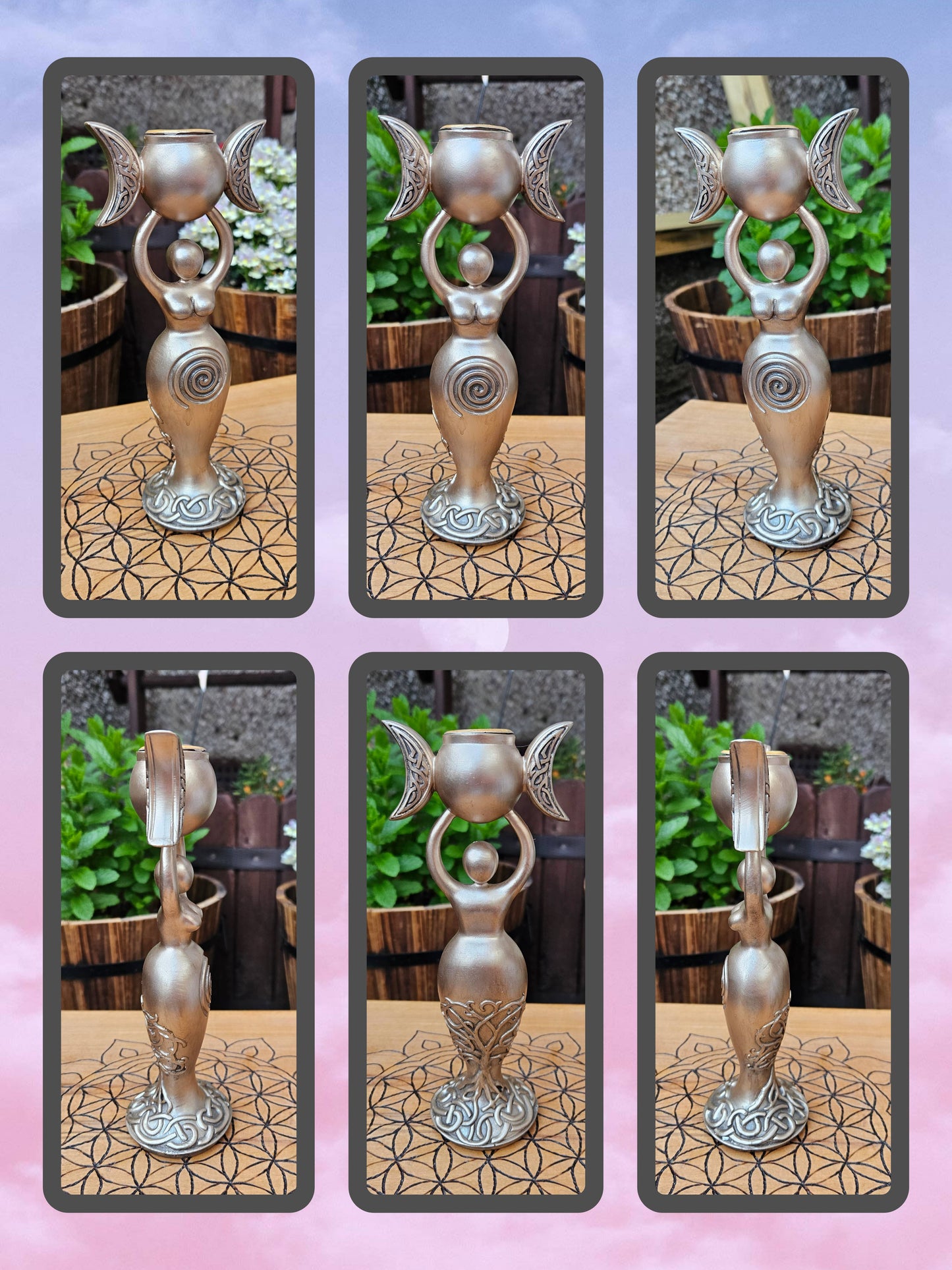 Nemesis Now ~ Spiral Goddess Candle Holder