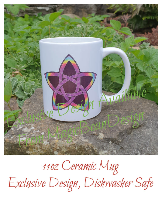 Tie Dye Star - Exclusive Design Ceramic Mug