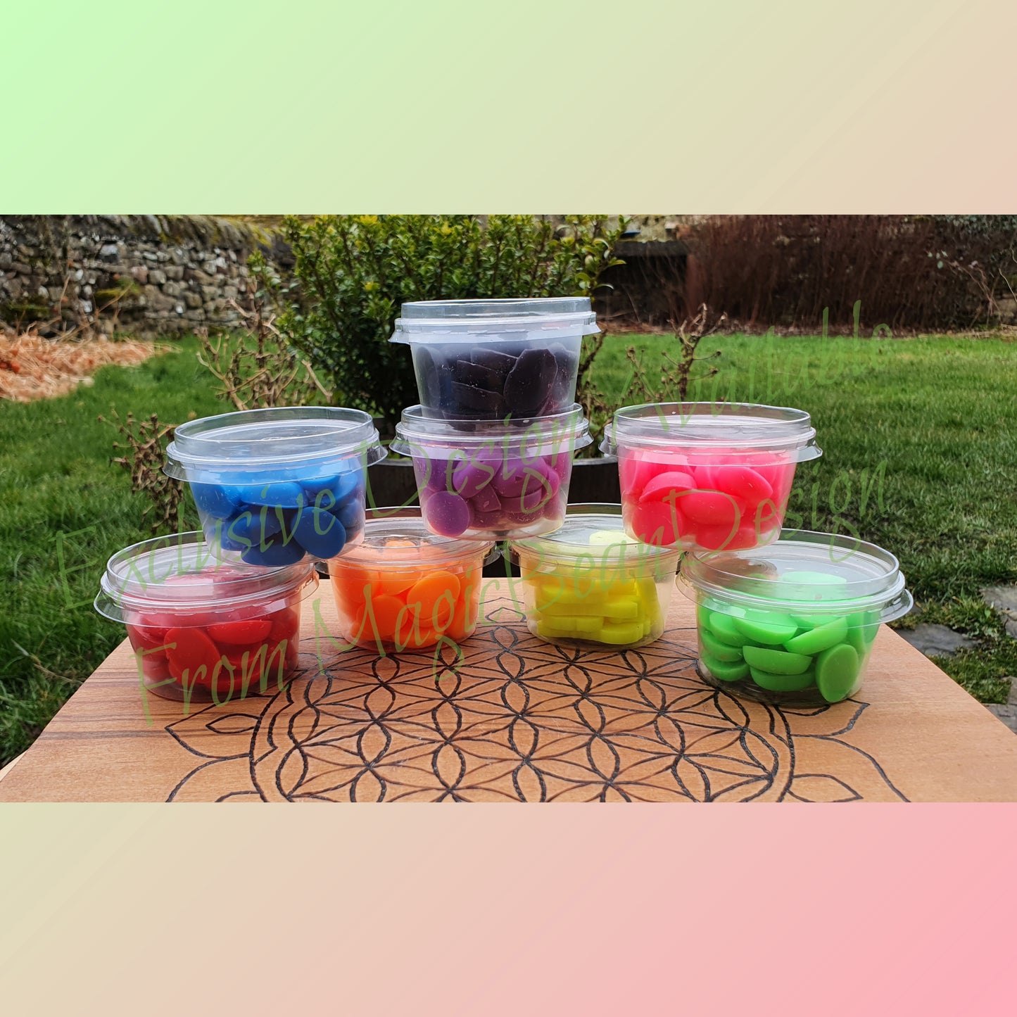 UV reactive Wax Melts for Wax Play (UNScented)