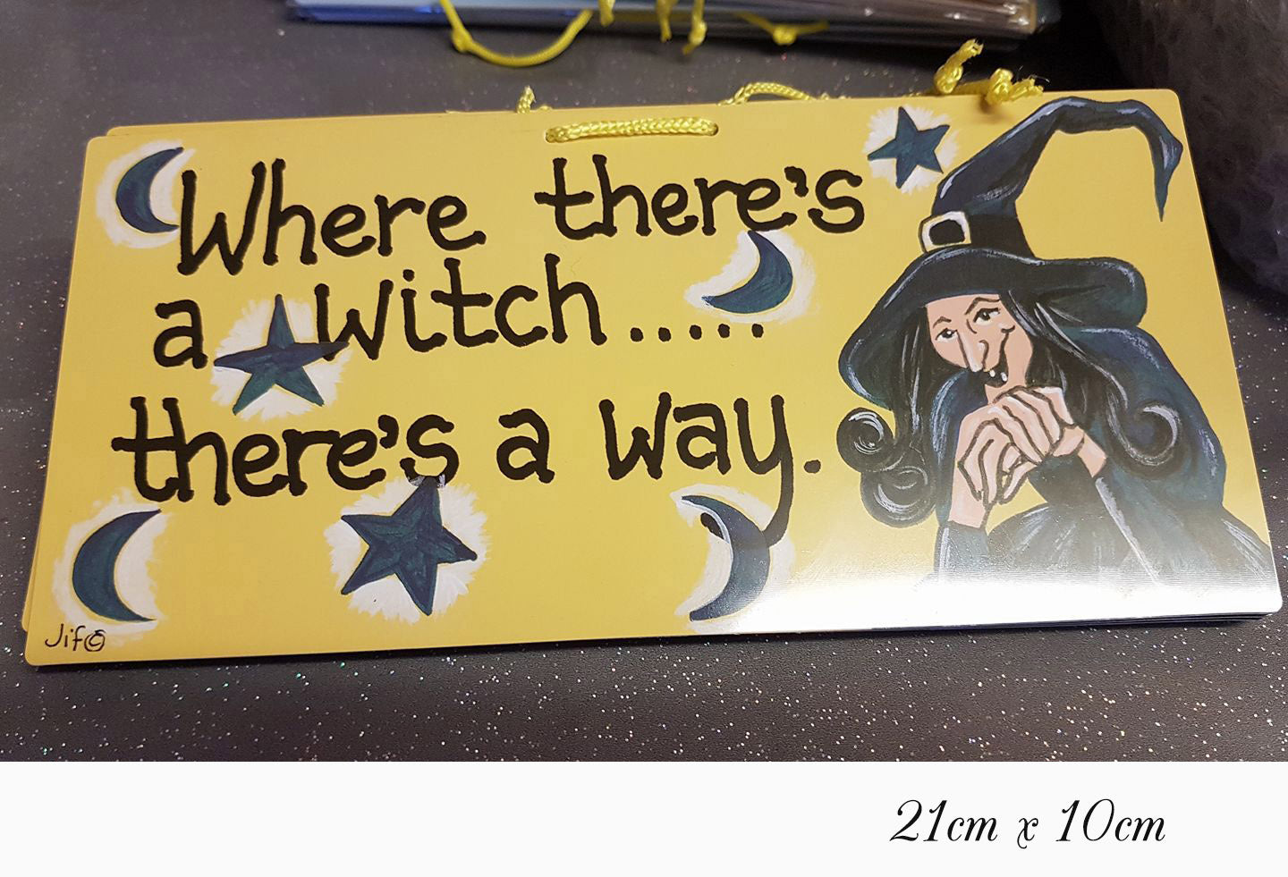 Witchy Sign Decoration