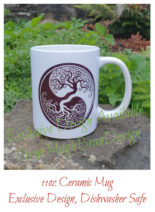 Yin / Yin Tree (B&W) - Exclusive Design Mug