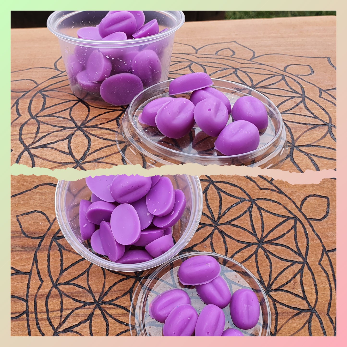UV reactive Wax Melts for Wax Play (UNScented)