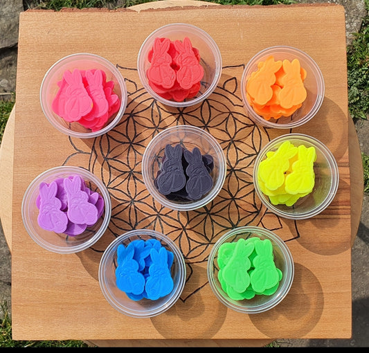 UNscented Wax Melts ~ Rope Bunnies ~ designed for Wax Play, BDSM, kink